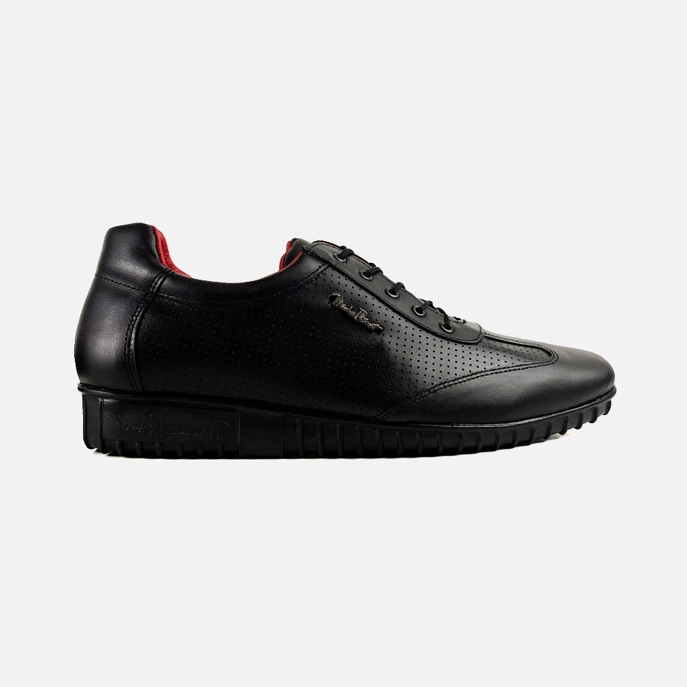 Spaghetti Zapatos Michel Domit Para Hombre Choclos De Piel Negros