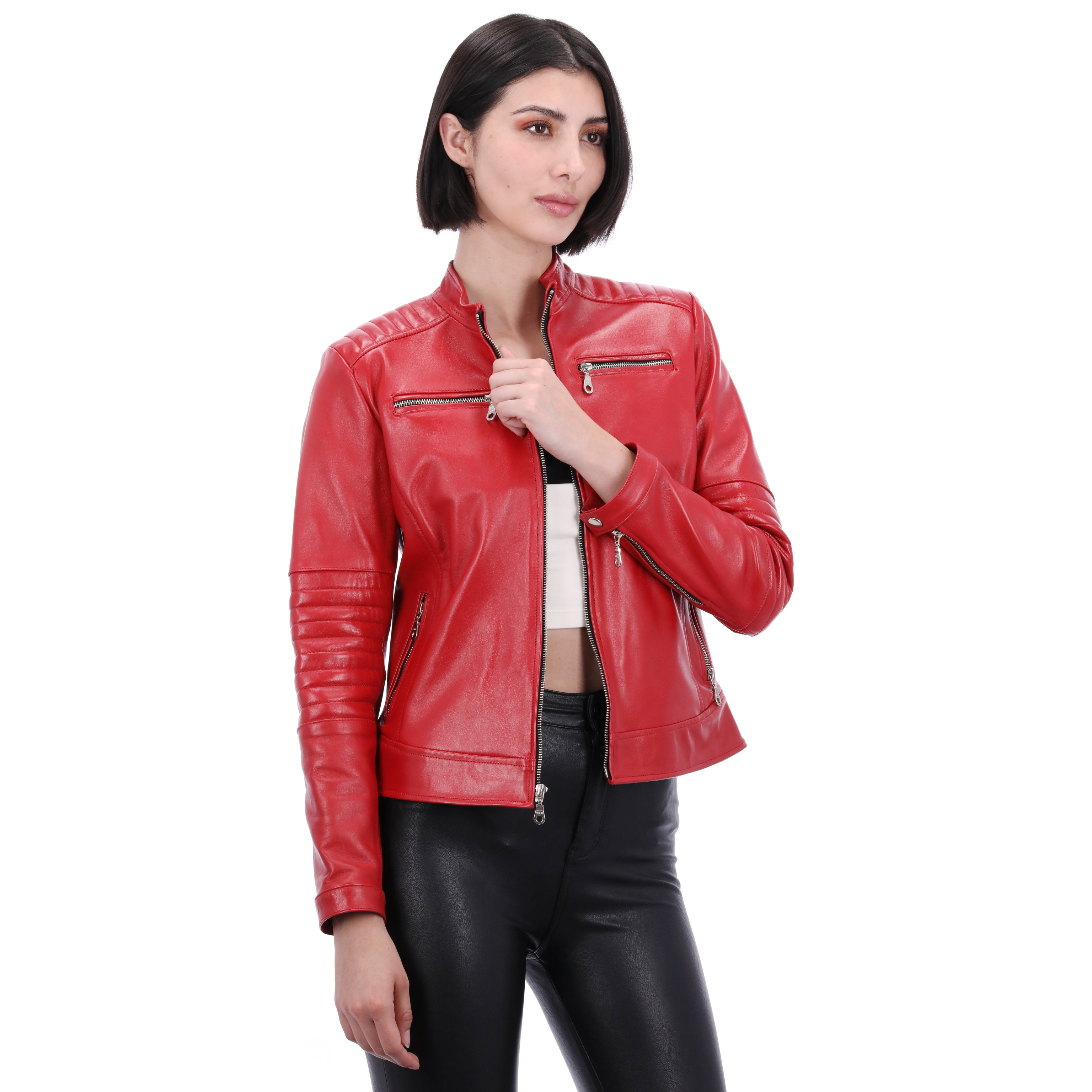 Chamarra para Dama de Piel | A00I04