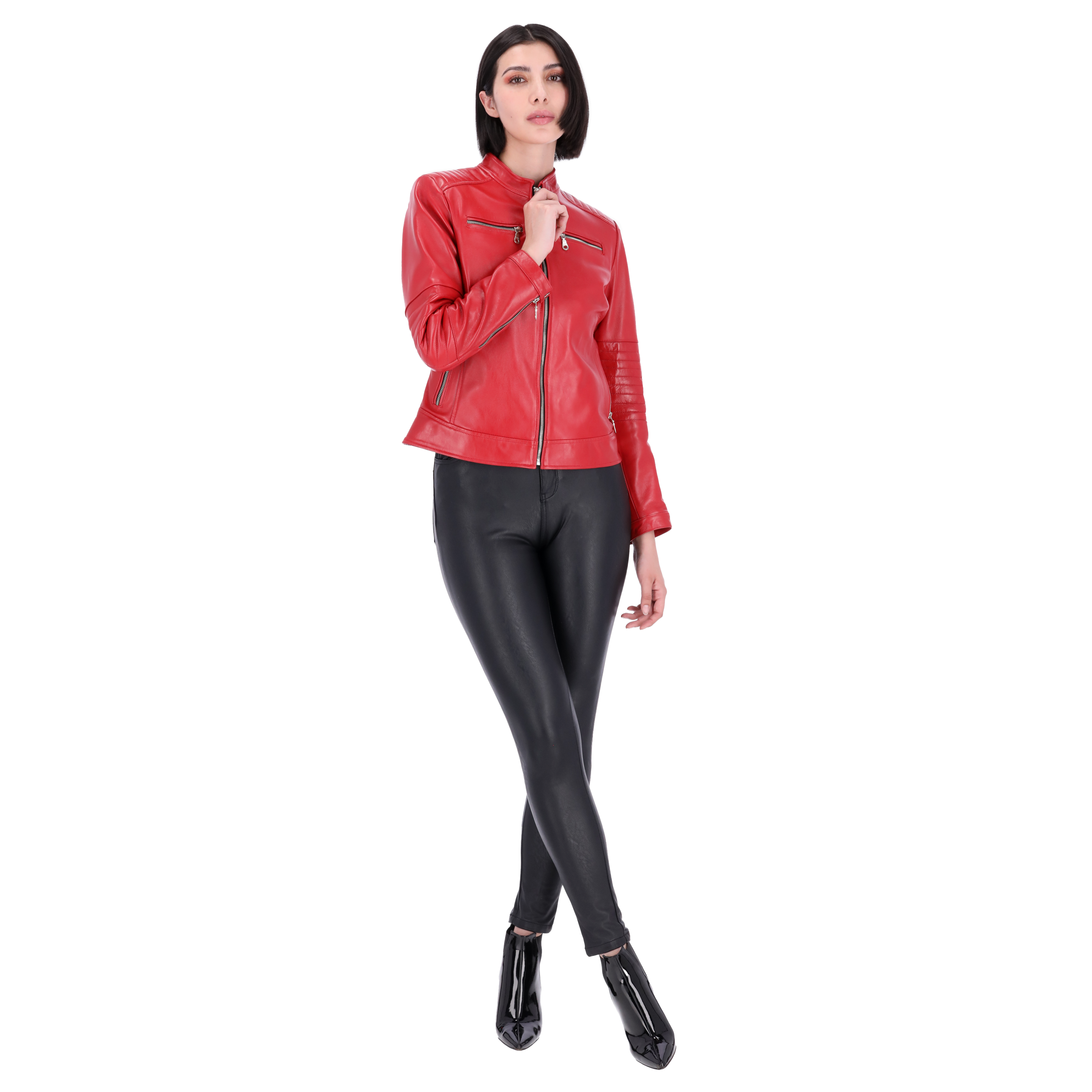 Chamarra para Dama de Piel | A00I04