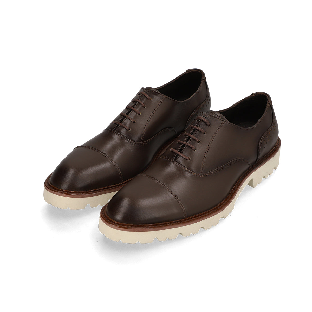 Chaussures Oxford Homme Sandro Moscoloni Cuir Noir - Taille 13 D (46.5 EU), Neuf Avec Défauts